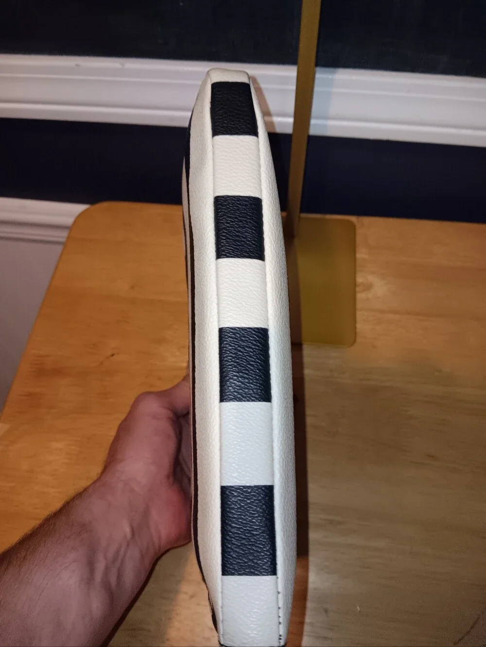 Kate Spade Leather Striped Charge It Phone Wristlet